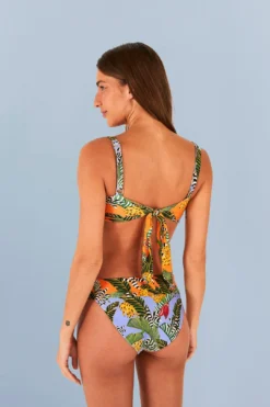 Farm Rio Striped Bananas Full Bikini Bottom -Farm Rio Shop 316264 03