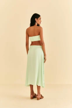 Farm Rio Mint Midi Skirt -Farm Rio Shop 316421 03 scaled