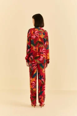 Farm Rio Red Rooster Leaves Long Sleeve Shirt -Farm Rio Shop 316428 04 b6198aa9 4f02 4381 9e41 16f1531e2cad scaled