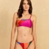 Farm Rio Colorful Leaves Full Bikini Bottom