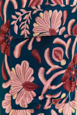 Farm Rio Teal Seashell Tapestry Cargo Pants -Farm Rio Shop 318133 06 scaled