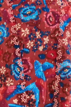 Farm Rio Blush Floral Birds Sleeveless Blouse -Farm Rio Shop 318136 05 scaled