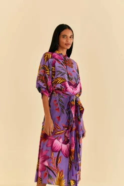 Farm Rio Purple Maxi Flowers Maxi Dress -Farm Rio Shop 318178 01 scaled