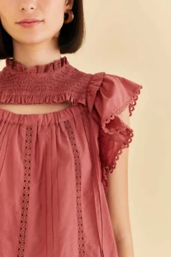 Farm Rio Blush Ruffles Blouse -Farm Rio Shop 318257 03 scaled