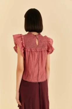 Farm Rio Blush Ruffles Blouse -Farm Rio Shop 318257 04 scaled