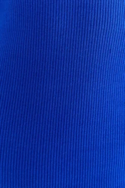 Farm Rio Blue Heart Neckline Knit Dress -Farm Rio Shop 320272 05