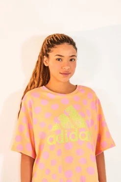 ADIDAS FARM TOTALLY NEW RIO T-SHIRT LIGHT PINK