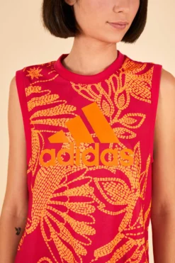 Farm Rio ADIDAS FARM Tank Top Vivid Berry -Farm Rio Shop HL6082 03 scaled