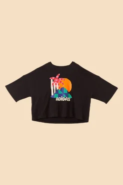 Farm Rio Adidas Farm Gfx Tee Black -Farm Rio Shop HS1177 06 scaled
