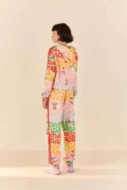 Farm Rio Adidas Farm Trackpants Pearl Citrine 8 Farm Rio Adidas Farm Trackpants Pearl Citrine -Farm Rio Shop HS1182 03