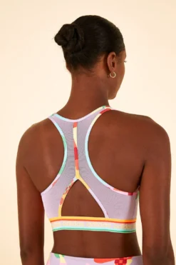 Farm Rio Adidas Farm Medium-Support Bra Gold -Farm Rio Shop HS1188 03