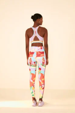 Farm Rio Adidas Farm Medium-Support Bra Gold -Farm Rio Shop HS1188 04