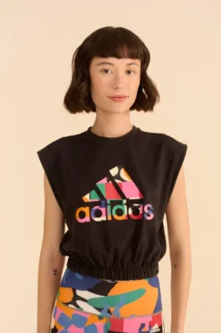 Farm Rio Adidas Farm Sleeveless Tee Black
