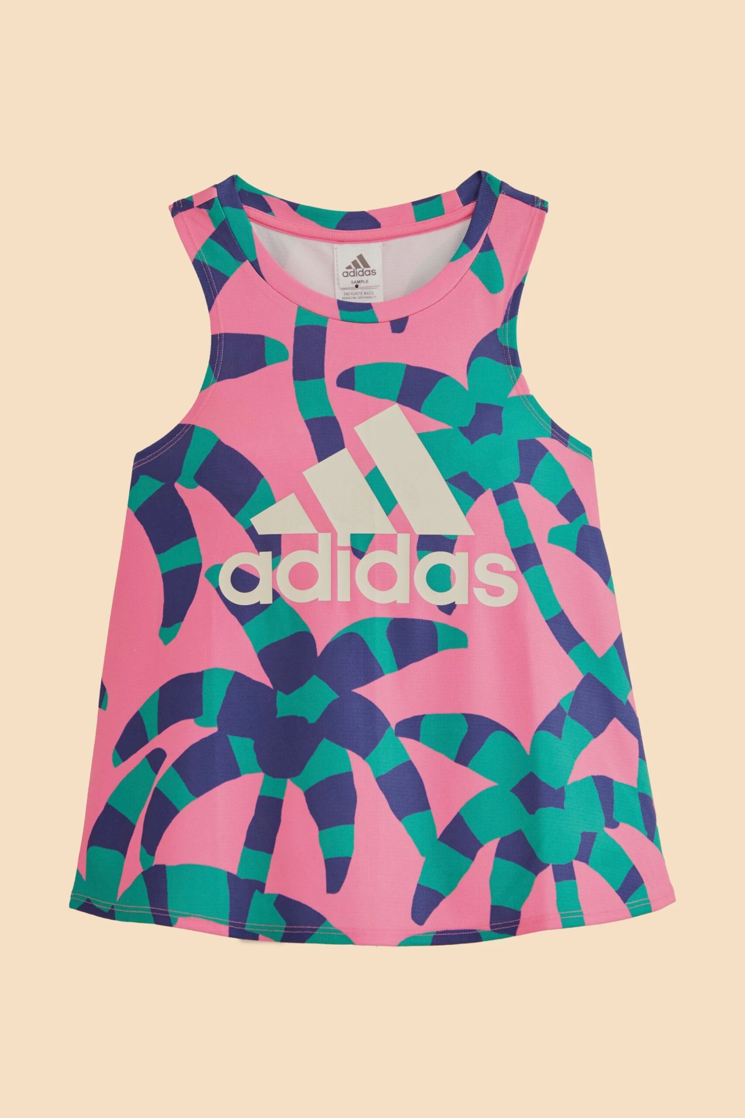 Farm Rio Adidas Farm Tank Top Green 6 Farm Rio Adidas Farm Tank Top Green - Image 6