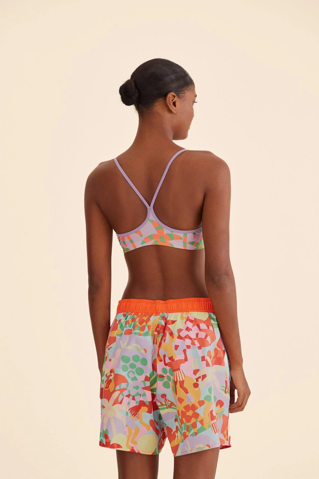 Farm Rio Adidas Farm Unitefit Shorts Red 3 Farm Rio Adidas Farm Unitefit Shorts Red - Image 3