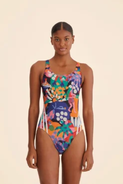 Farm Rio Adidas Farm Swimsuit Orange